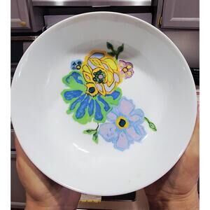 Vintage 70's Noritake Hula Hawaiian Floral Vegetable Bowl EUC